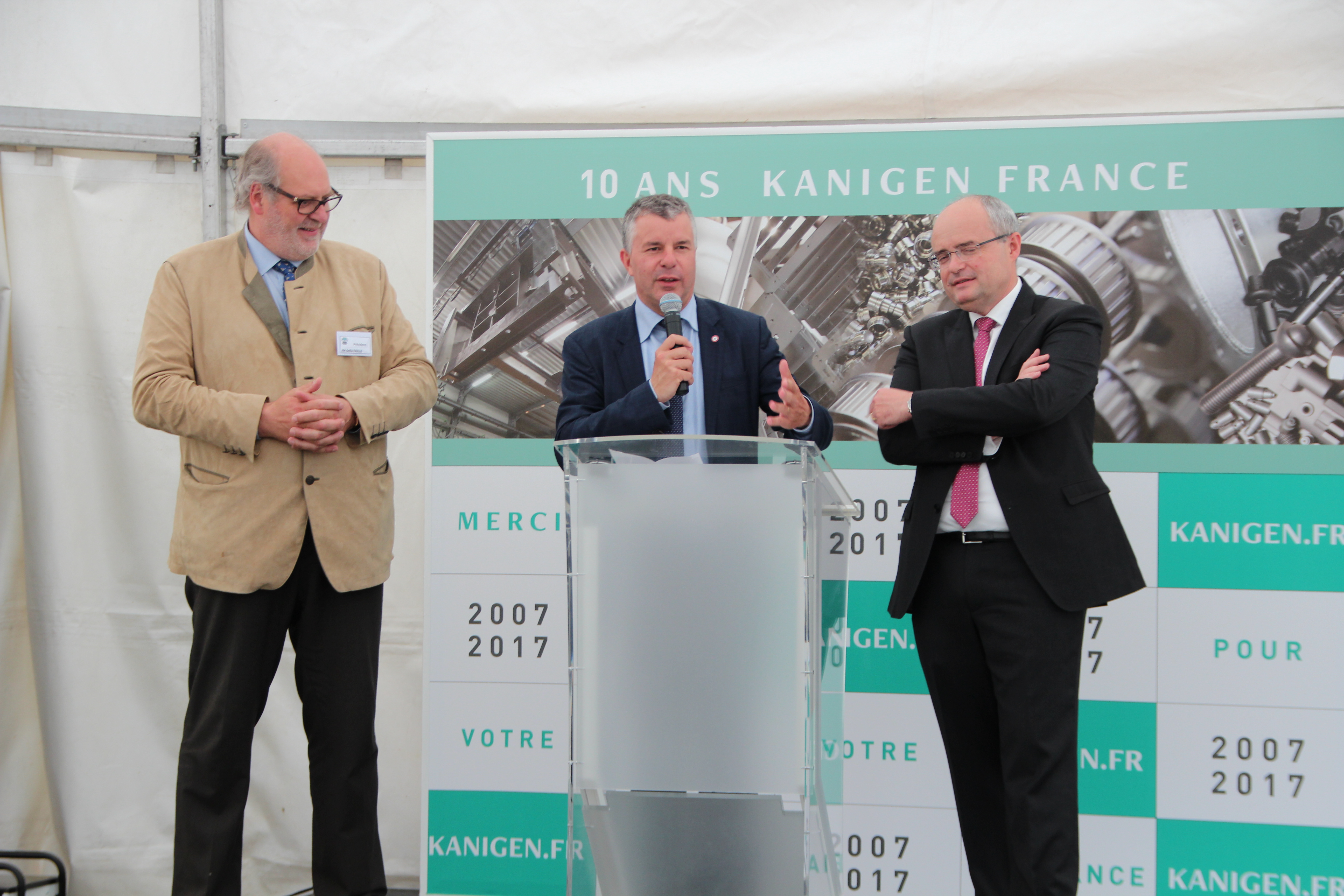Kanigen France a fêté le dixième anniversaire de son unité de production de Bonneville
