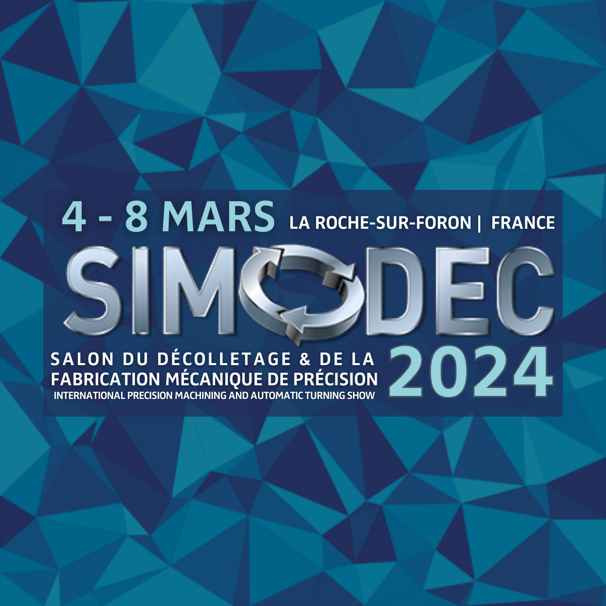 Simodec 2024 – Le rendez-vous des professionnels de l’industrie mécanique de précision.